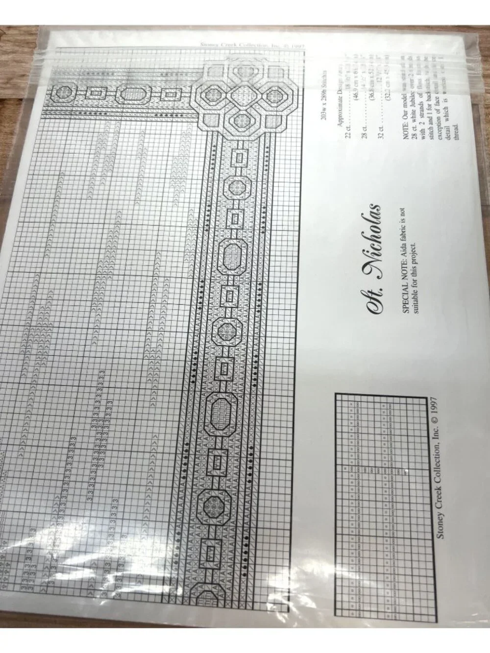 Stoney Creek Classic Collection St. Nicholas Cross Stitch Pattern